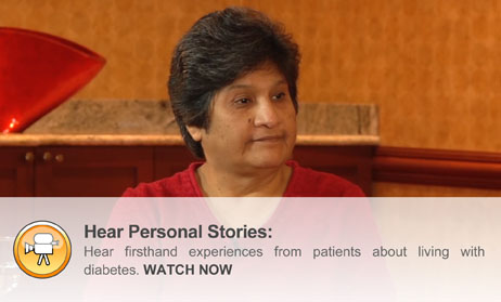 Access visually informative slide presentations on diabetes.